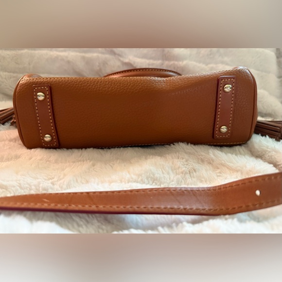 Dooney & Bourke Tan Satchel with Gold Hardware - Picture 8 of 16
